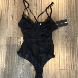 Fashion Nova Black Bodysuit